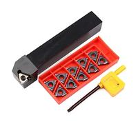 Lathe Tools 16ER 1.00 .50 ISO 2. BMA Thread Turning Tool and PC SER1212H16 to Mechanical Holder Wood Turning Accessories(1PC SER2525M16,10PCS 16ER 0.50 ISO)