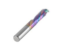 Lathe Tools 1PC Woodwork Milling Cutter UP & DOWN Cut 2 Flutes Spiral Carbide Tool Router Compression Wood End Mill Bits(DSP2FC-D5.0-L22)