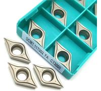 Lathe tools, Cutters Inserts DCMT11T302 FA CT3000 Cermet Turning Tool Carbide Insert Professional Steel Processing Polishing Blade DCMT 11T302 Lathe Tools