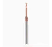 Lathe Tools HRC60 2 Flute Deep Groove Endmill 4 Carbide End Mill Tungsten Ball CNC Tools Router Bit Milling Cutter(0.7X4DX50L-L10)