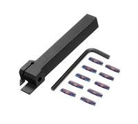 Lathe Tools MGEHR1212 Parting Off Turning Tool Holder with 10pcs Blue Nano MGMN200 Inserts Wood Turning Accessories