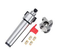 Lathe Tools MT4 FMB22 400R-50-22 Face Milling Cutter with 4pcs APMT1604 Inserts for Machine Wood Turning Accessories