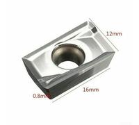 Lathe Turning Tool Set with 10pcs CNC Carbide Inserts, 40 Types Blade Cutter Tips Pack with Box for Machining Various Metals Including Aluminum (APKT1604PDFR-MA3)