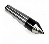 Lathes Tailstock Machine Tool MT1/2/3 Morse Taper Alloy Solid Dead Center Drilling Lathe Machine Support the Tailstock End for CNC Lathe Milling(MT3)