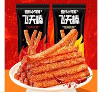 Latiao spicy bar(16g/packs)nostalgic casual snacks,small gluten,sweet spicy slightly spicy snacks,handmade spicy bar,Chinese specialty snacks gifts,vegetarian (Medium spicy,5 packs)