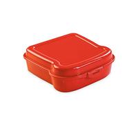 LaTienda23 Plastic Sandwich Box - Food Box for Lunch and Snacks for Children and Adults - Ideal for School, Work or Outdoors - Picnic (Red)