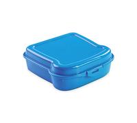 LaTienda23 Plastic Sandwich Box - Food Box for Sandwiches, Snacks for Children and Adults - Ideal for School, Work, Office, Cole or Outdoors - Picnic (Blue)