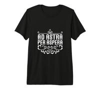 Latin - Ad Astra per aspera Premium T-Shirt