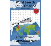 Latin America Word Search Puzzle Book: Word Searches with Easy to Read Print of cities, states, countries | 6x9 inches, 80 pages | 700+ words...Gift for Vacations, Holidays, and Free Times