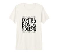 Latin - Contra bonos Mores Premium T-Shirt