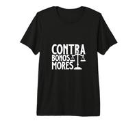 Latin - Contra bonos Mores Premium T-Shirt