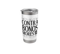 Latin - Contra bonos Mores Stainless Steel Insulated Tumbler