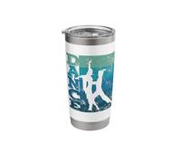 Latin Dance Couple Retro Formation Rumba Paso Doble Dancer Stainless Steel Insulated Tumbler