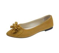 Latin Dance Shoes for Women Summer Sandals Stiletto Heels Women's Mid Low Heel Salsa Tango Ballroom Party Outdoor Boots Line Glitter Closed Toe Samba Waltz Social Dancing Yellow Size 5