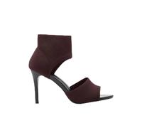 Latin Dance Shoes Hard Soled Dance Shoes Women 9cm High Heel Latin Dancing Sandals Summer Sexy for Girls Party Bar Ballroom Performance Shoes(Deep Coffee Color,4)