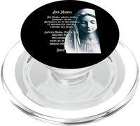 Latin Hail Mary Blessed Mother Rosary Prayer PopSockets PopGrip for MagSafe