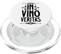 Latin - In vino veritas PopSockets PopGrip for MagSafe