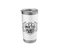 Latin - Invictus Maneo Stainless Steel Insulated Tumbler