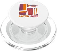 Latin Jazz Music Vintage Tee PopSockets PopGrip for MagSafe