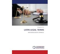LATIN LEGAL TERMS: METHODOLOGICAL MANUAL