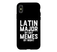 Latin Major By Day Memes By Night Classic Studies Student Case for iPhone X/XS