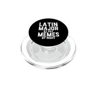 Latin Major By Day Memes By Night Classic Studies Student PopSockets PopGrip for MagSafe