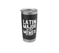 Latin Major By Day Memes By Night Classic Studies Student Stainless Steel Insulated Tumbler