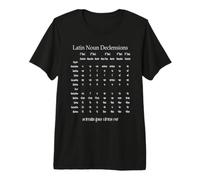 Latin Noun Declension Chart T-Shirt for Classical Education Premium T-Shirt