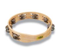Latin Percussion CP390 CP Double Row Tamb Steel, 10″