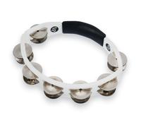 LP Latin Percussion Tambourin Cyclop Handmodell weiß Stahlschellen zweireihig LP152