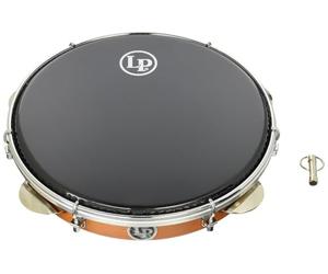 Latin Percussion LP3010 Brazilian Pandeiro, Black, 10-Inch