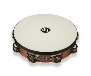 Latin Percussion LP316 Worship 10 Dbl Row Synth Tamb-Steel