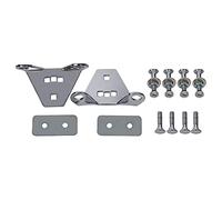 Latin Percussion LP912 Double Conga Mounting Brackets, Set of 2 - Chrome