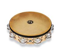 Latin Percussion Tambourin Pro 10in Double Row With Head 10" Aluminum LP384-AL