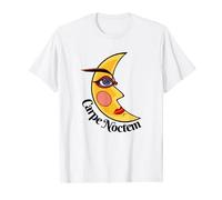 Latin Phrase Carpe Noctem Nocturnal Sexy Moon Halloween T-Shirt
