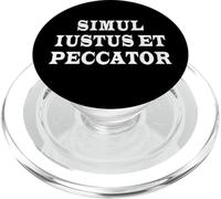 Latin Phrase Christian Theology Simul iustus et peccator PopSockets PopGrip for MagSafe