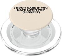 Latin Pop Music I Love It Funny Music Lover PopSockets PopGrip for MagSafe
