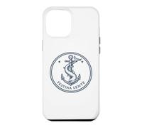 Latin Quote Festina Lente Anchor and Dolphin Emblem Case for iPhone 12 Pro Max