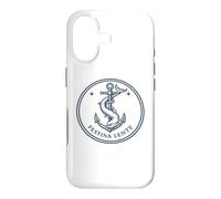 Latin Quote Festina Lente Anchor and Dolphin Emblem Case for iPhone 17