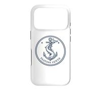 Latin Quote Festina Lente Anchor and Dolphin Emblem Case for iPhone 17 Pro
