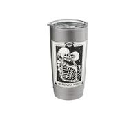 Latin Quote Memento Mori Design for a Stoic Philosopher Stainless Steel Insulated Tumbler