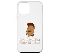 Latin Quote - Si Vis Pacem Para Bellum - Spartan Helmet Case for iPhone 12 mini