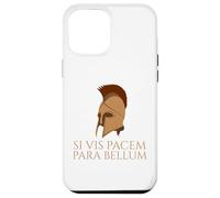 Latin Quote - Si Vis Pacem Para Bellum - Spartan Helmet Case for iPhone 12 Pro Max