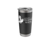 Latin Saying - Per Aspera Ad Astra Stainless Steel Insulated Tumbler