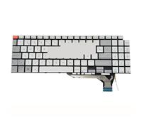 Latin Spanish Keyboard Backlight For Asus for Vivobook for Pro 16X for OLED K6604 K6604JI K6604JV 0KNB0-582JLA00 582KSP00 Notebook Teclado Easy to replace(Black)