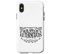 Latin - Sub specie aeternitatis Case for iPhone X/XS