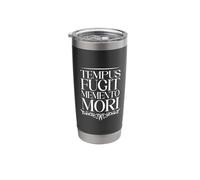 Latin - Tempus fugit Memento Mori Stainless Steel Insulated Tumbler