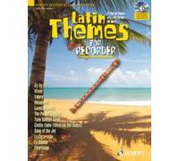 Latin Themes for Alto Recorder treble recorder (easy - intermediate) with CD 12