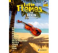 Latin Themes V.: 12 Vibrant themes with Latin flavour and spirit. violin.