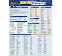 Latin Vocabulary: a QuickStudy Laminated Reference Guide (Quick Study Language)